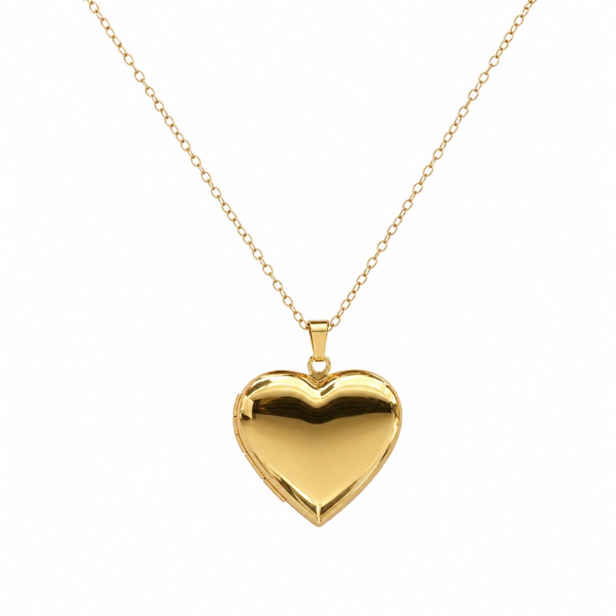 Relicario Corazón Liso